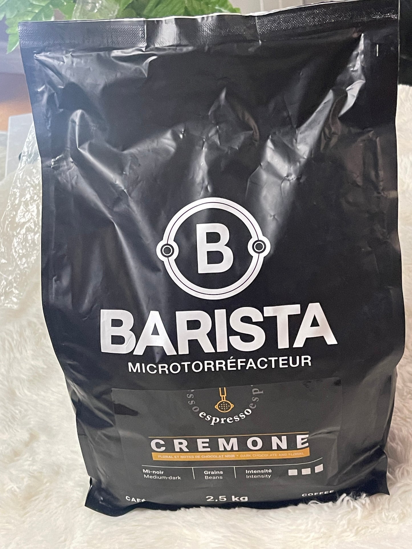 Barista Cremone Espresso Coffee Beans – 2.5 kg (Medium-Dark Roast)