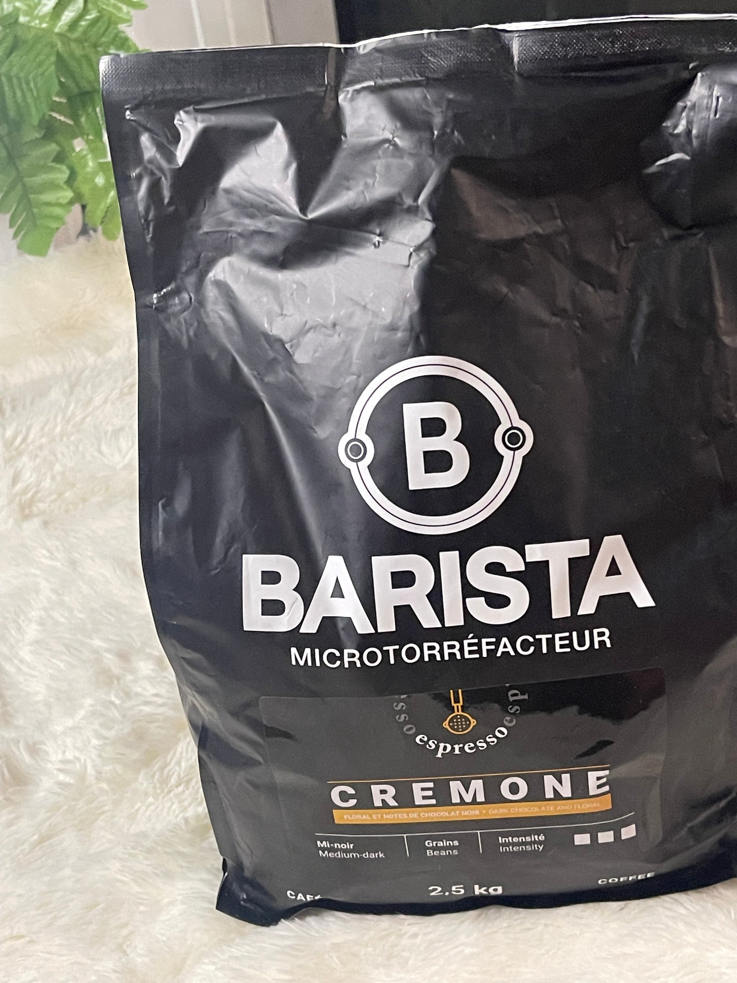 Barista Cremone Espresso Coffee Beans – 2.5 kg (Medium-Dark Roast)